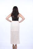 Cream CROSIA STRAIGHT-FIT SKIRT