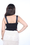 Black Fashionable CROSET TOP