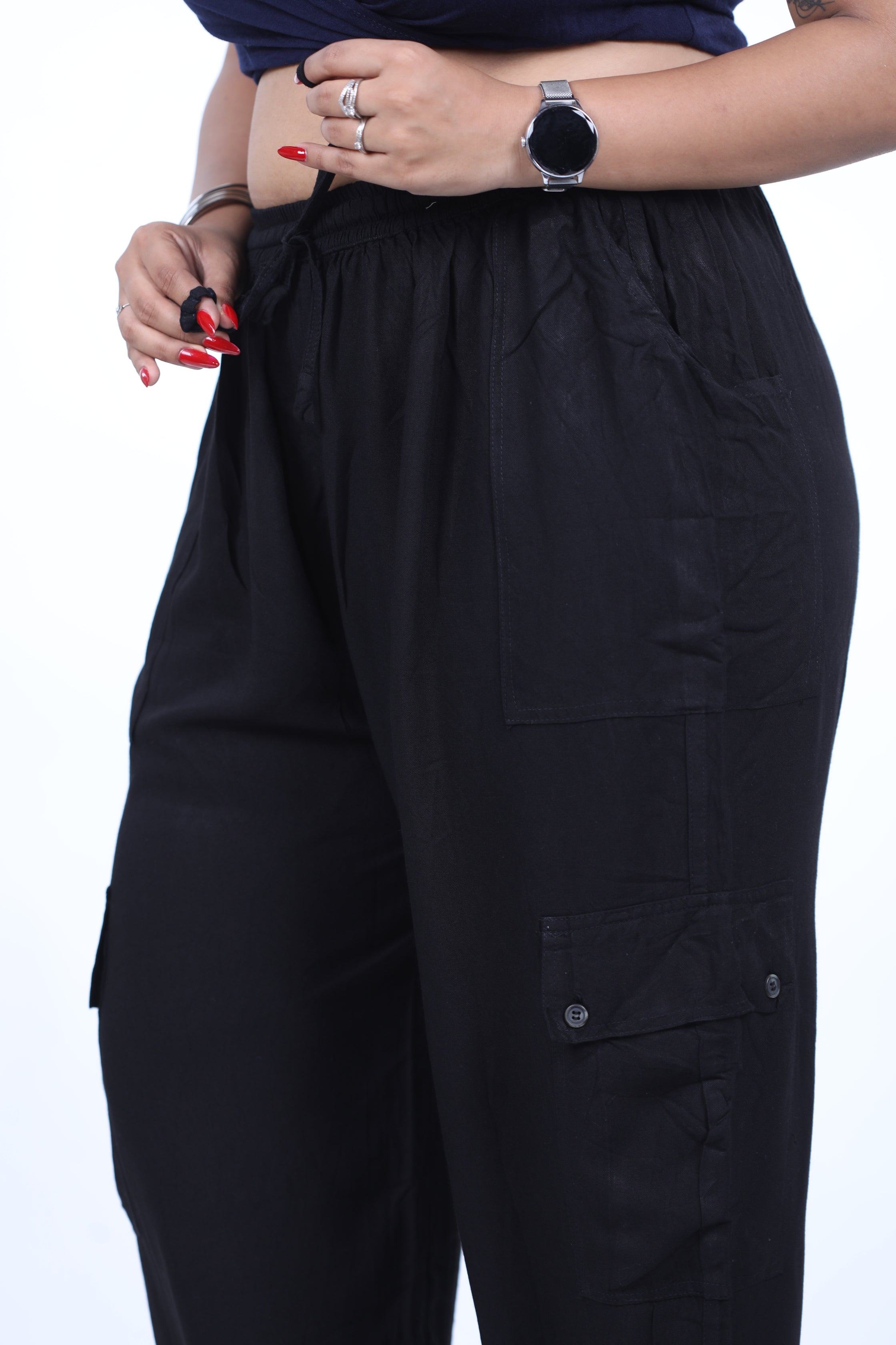 Black Fancy 4 POCKET TROUSER