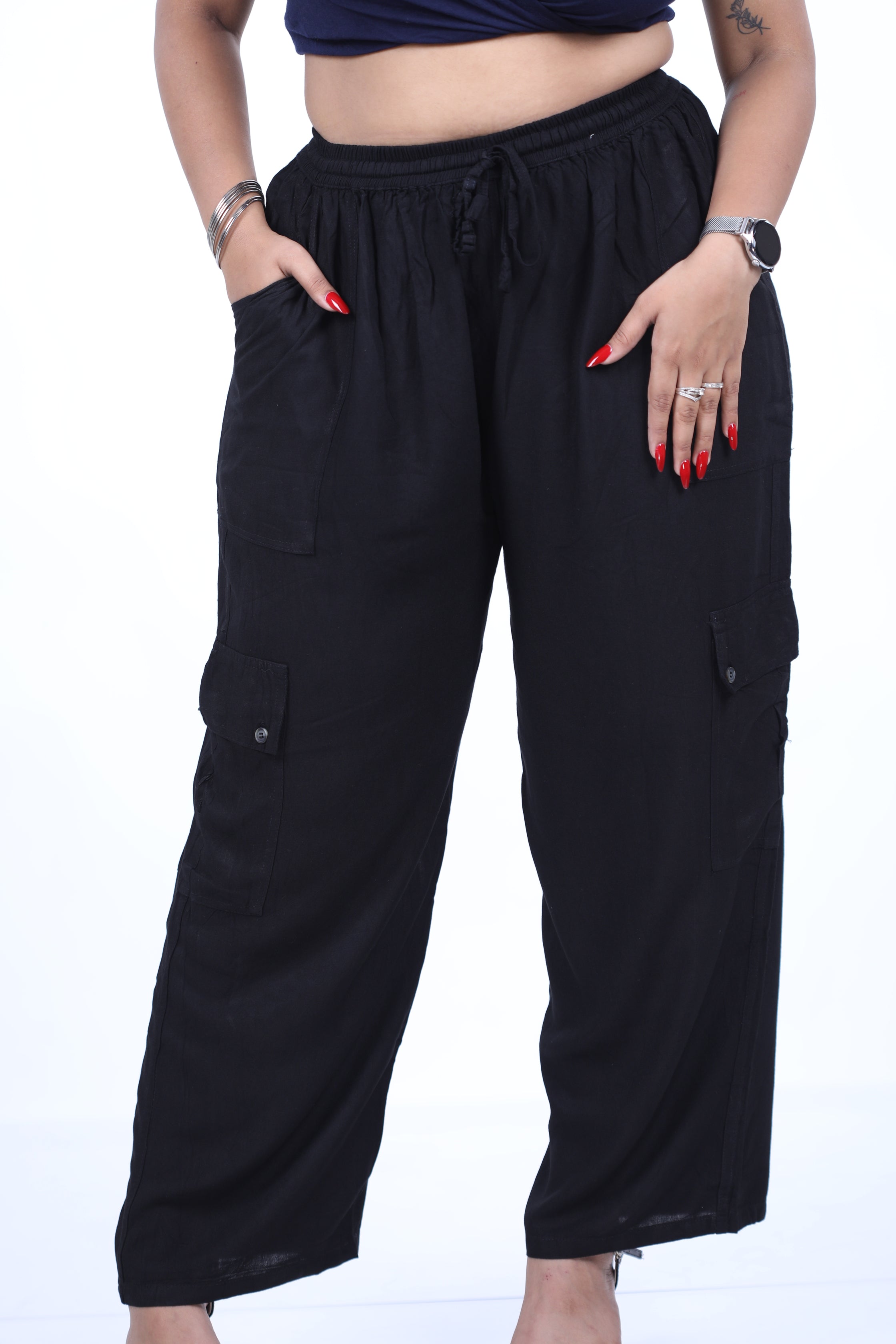 Black Fancy 4 POCKET TROUSER
