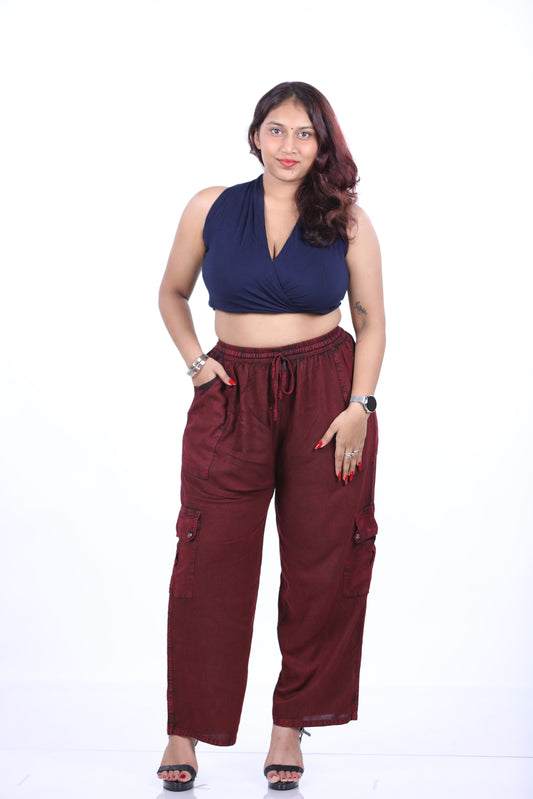 Maroon 4 Pocket Trouser