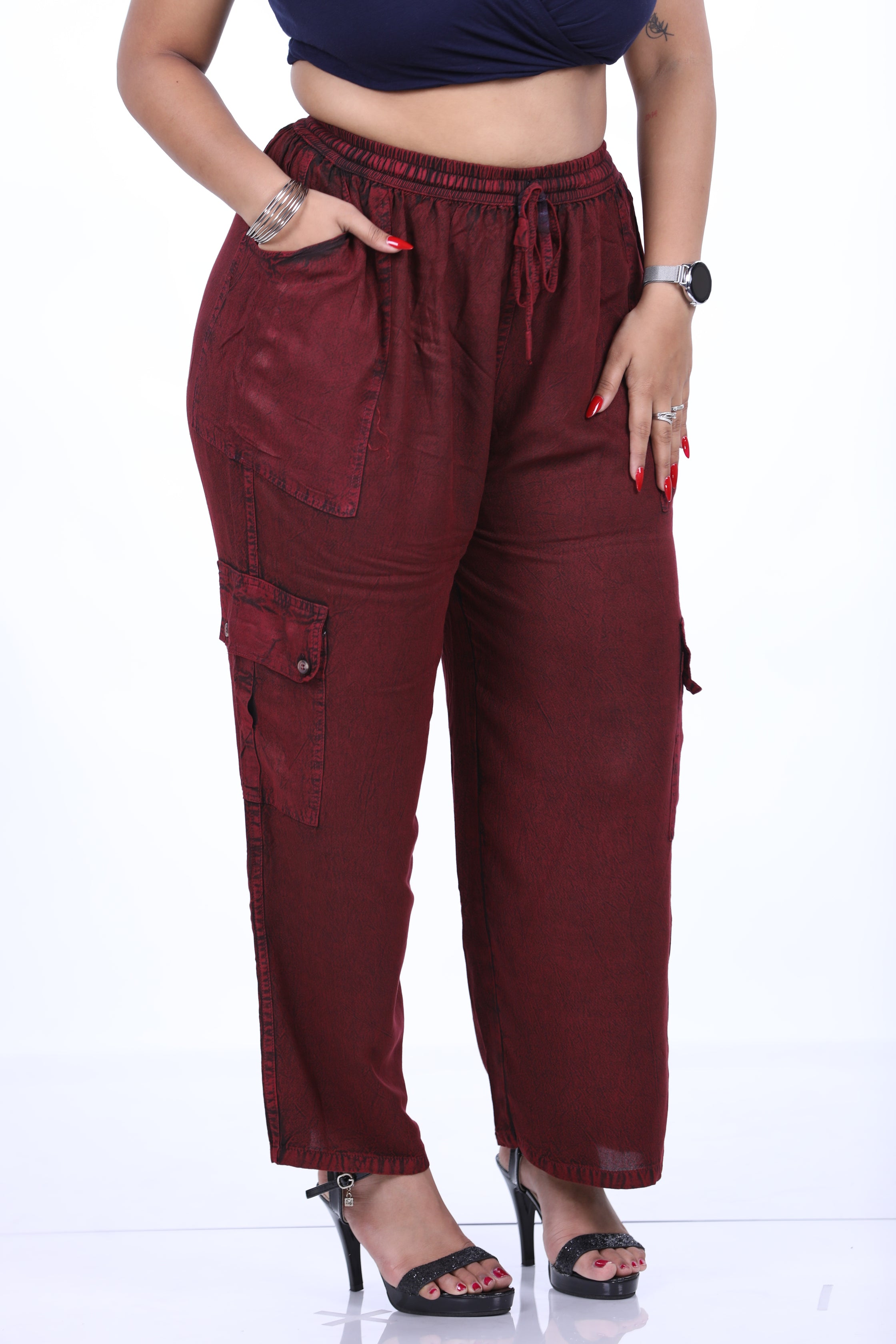 Maroon 4 Pocket Trouser