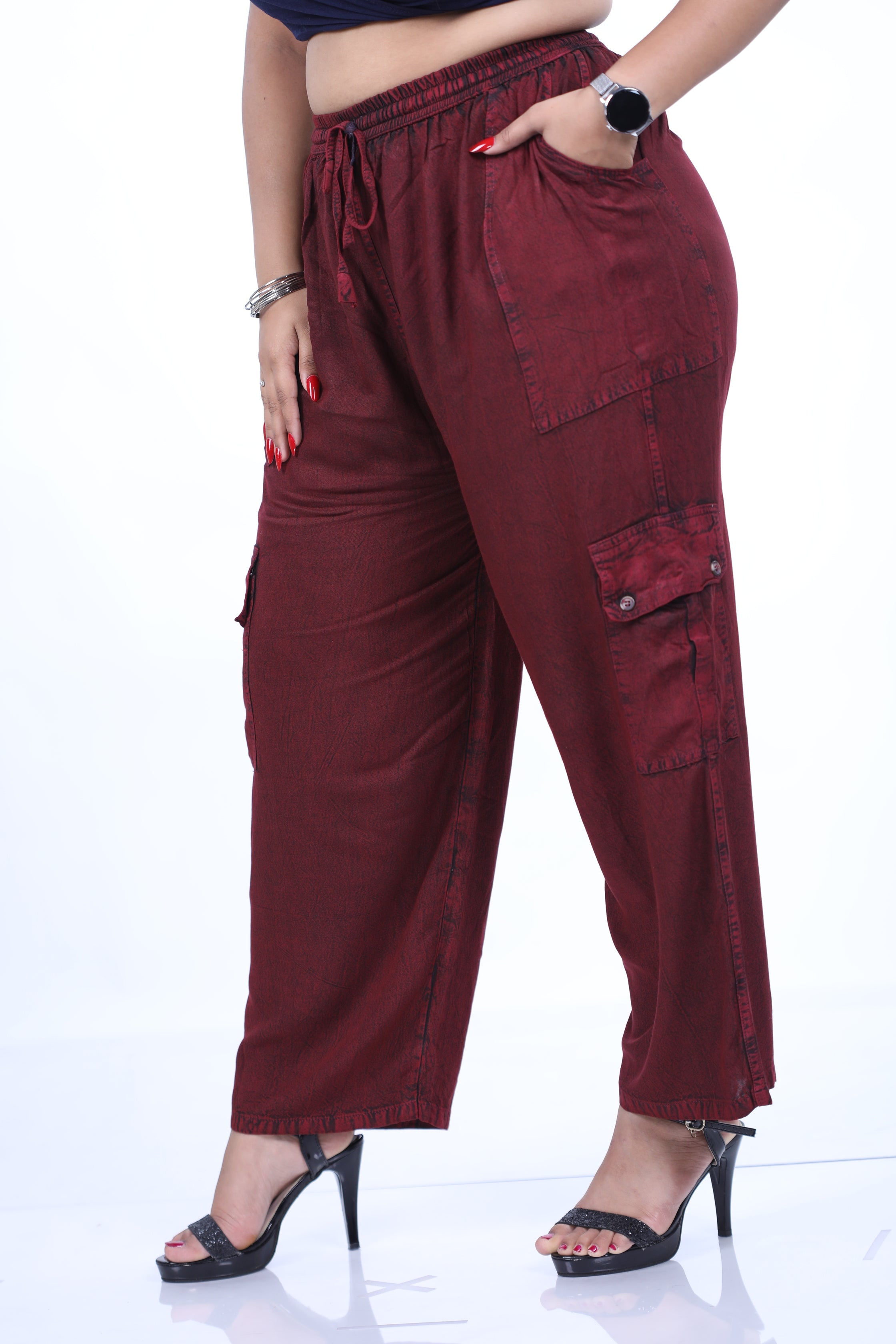 Maroon 4 Pocket Trouser