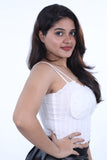 Fancy White CROSET TOP