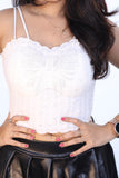Fancy White CROSET TOP