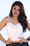 Fancy White CROSET TOP