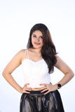Fancy White CROSET TOP