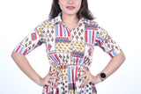 Versace Print Dress