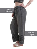 Stonewash Plazo