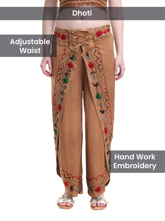Bronze Dhoti Pant