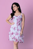 White With Pink Dress