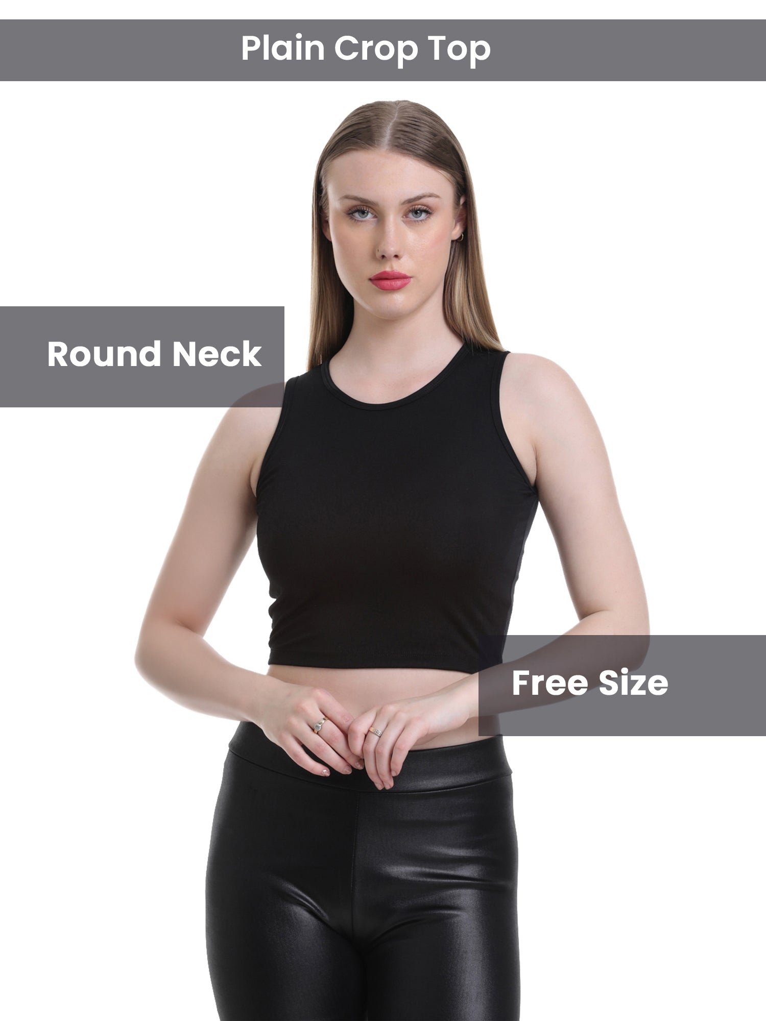 Plain Crop Top