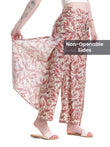 Wrap Around Red Plazo