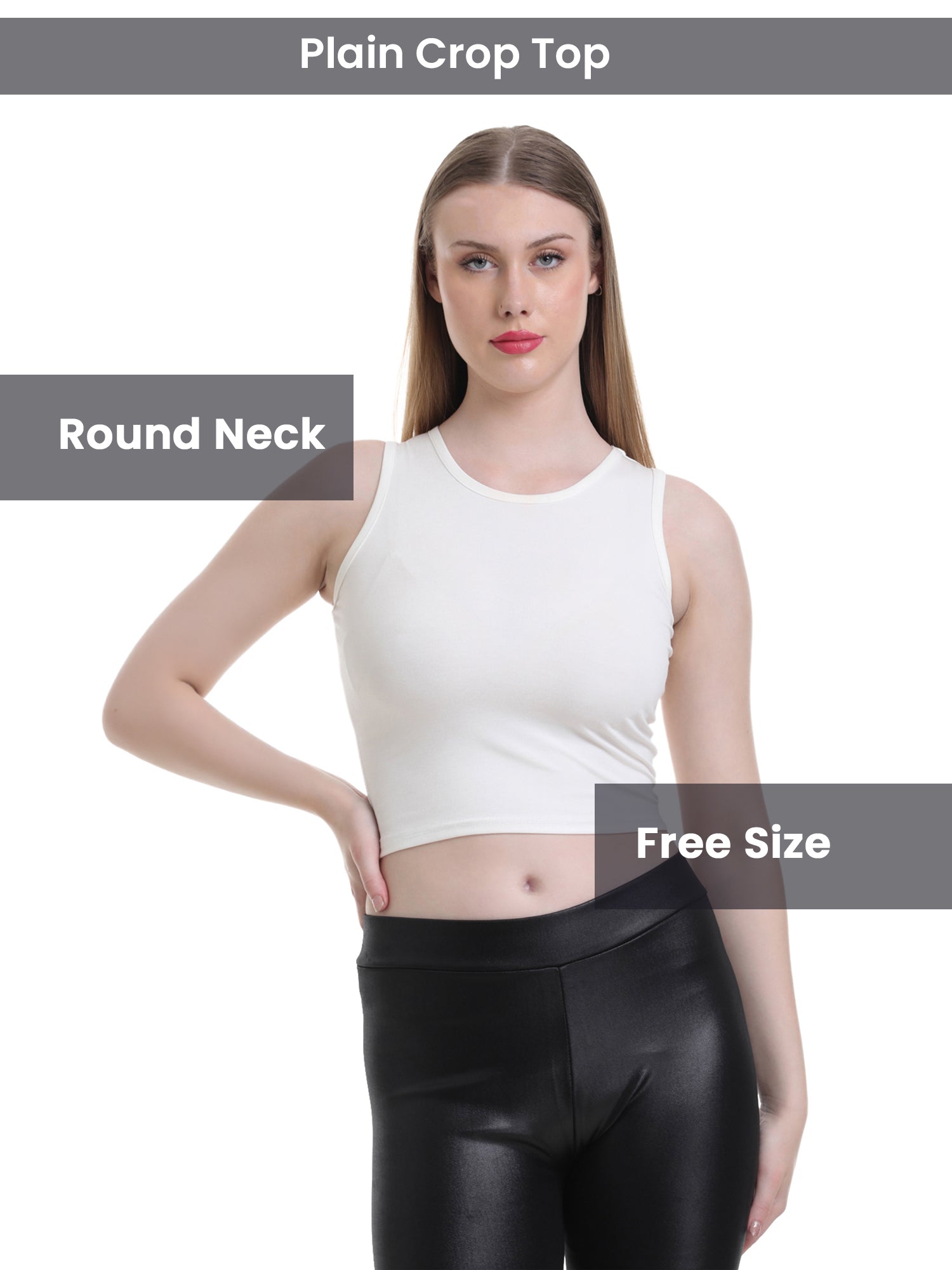 Plain Crop Top