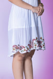 White Color Frock Dress