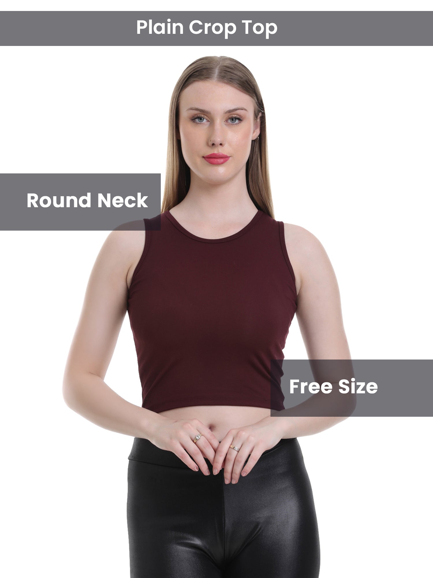Plain Crop Top